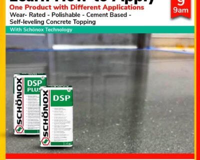 Feb 9th – How to Apply Polishable, Cement Base Self-leveling