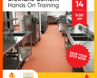 April 14th – Urethane Cement Hands On Training