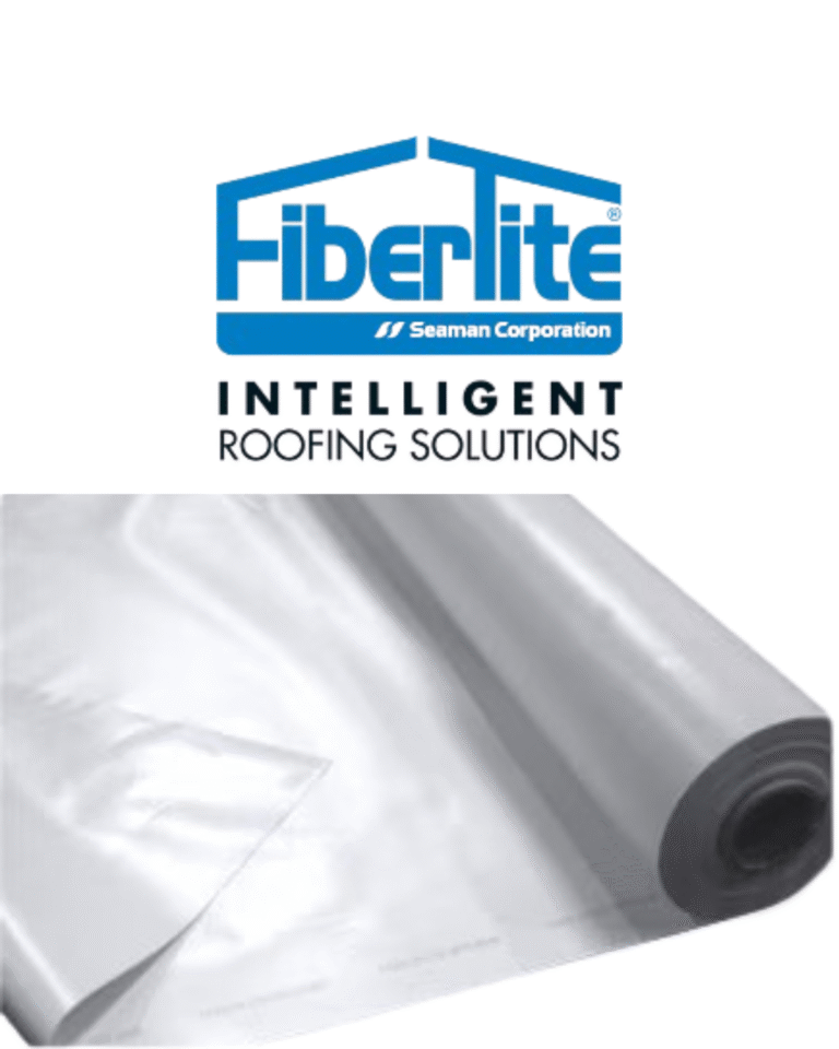 36 mil FiberTite Membrane – 100W*80L =  (666.7SF) Fleeceback: Bright White (DC6)